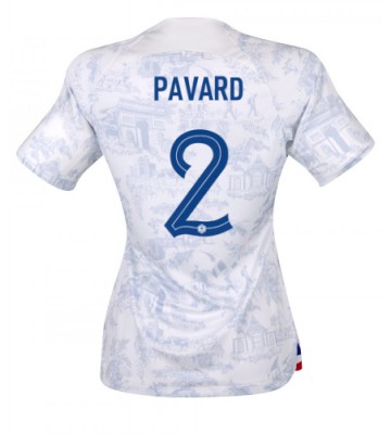 Lacne Ženy Futbalové dres Francúzsko Benjamin Pavard #2 MS 2022 Krátky Rukáv - Preč